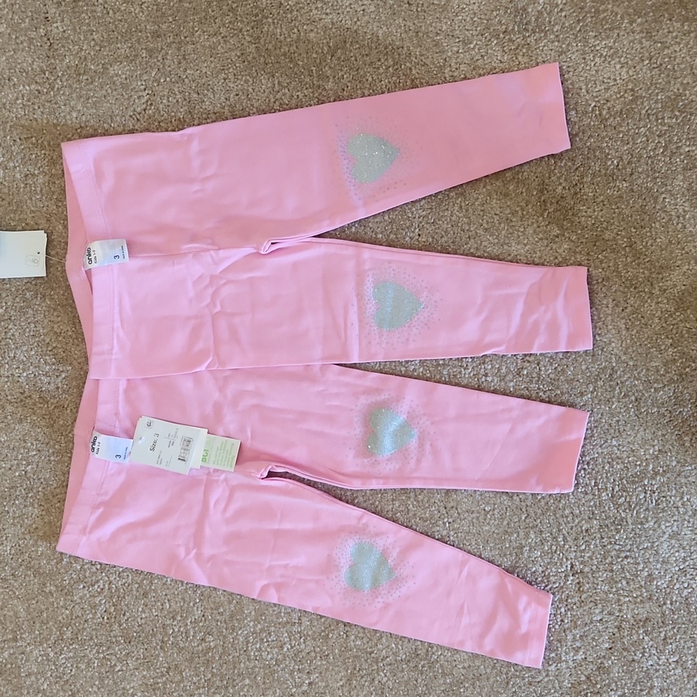 Anko Girls Leggings X2 Size 3 BNWT